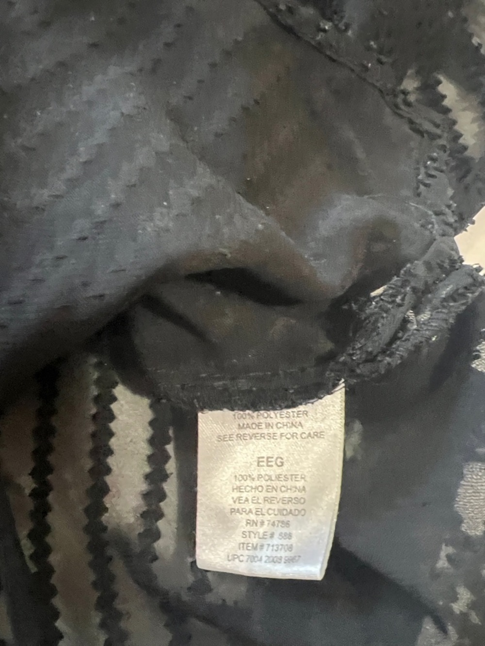 Bila Black Crochet Lace Peasant Blouse - Picture 5 of 5